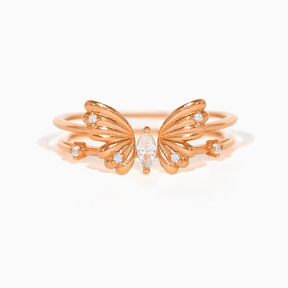 Perfect Fit Butterfly Ring Set