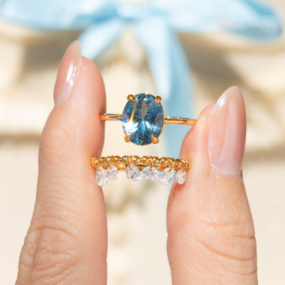 Cloud Drifter Dangle Ring