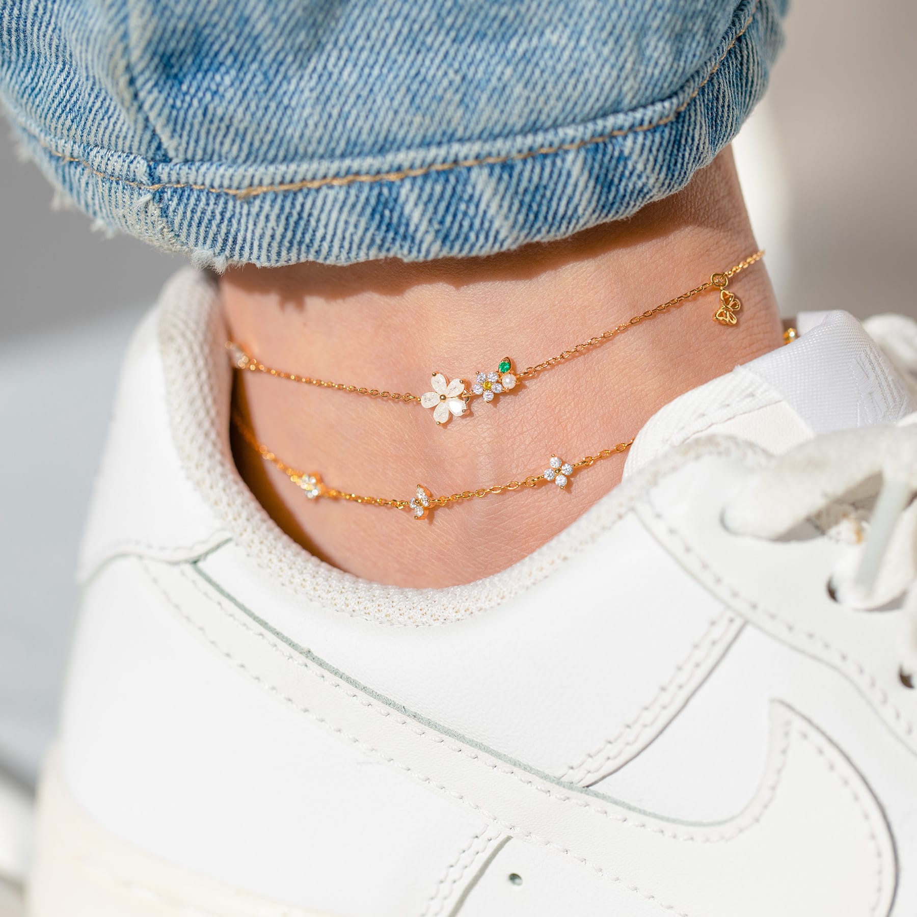 Butterfly Meadow Anklet