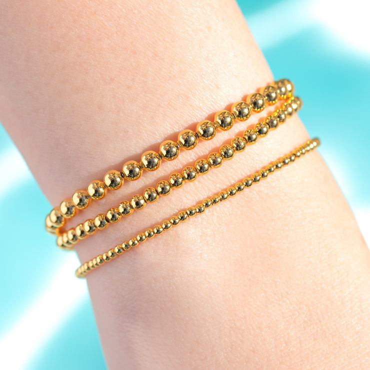 Gold Standard Beaded Bracelet Set