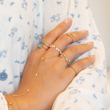 Cloud Drifter Dangle Ring