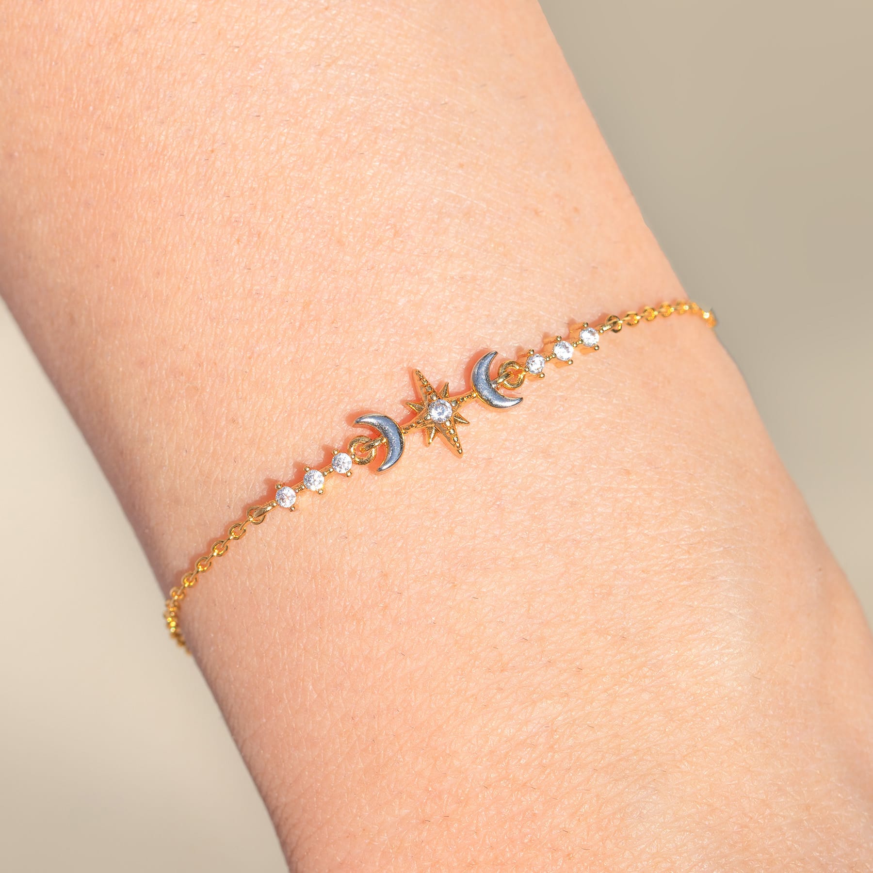 Under the Stars Two Tone Bracelet