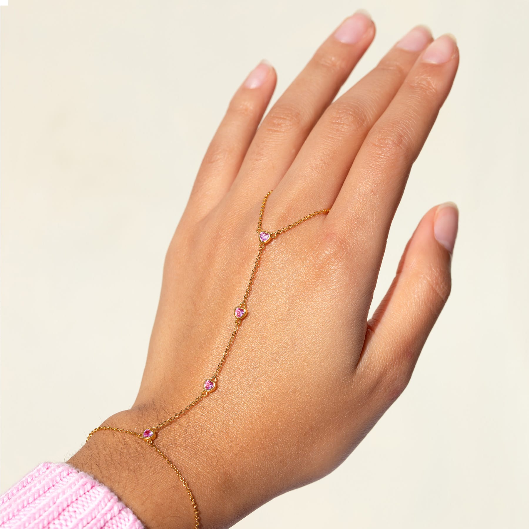 Te Amo Hand Chain Bracelet