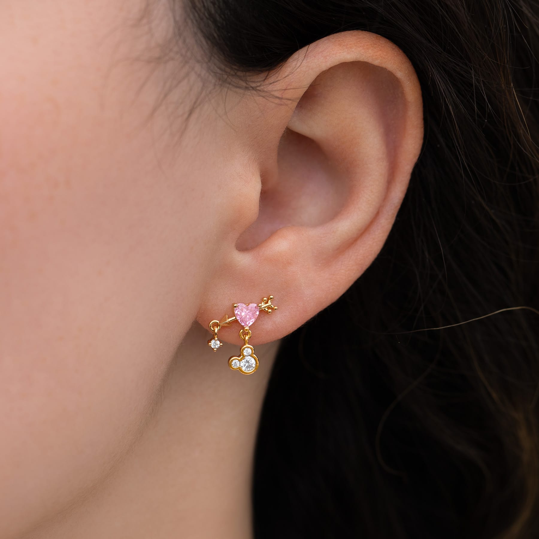 Disney Heartstruck Mickey Mouse Dangle Earrings