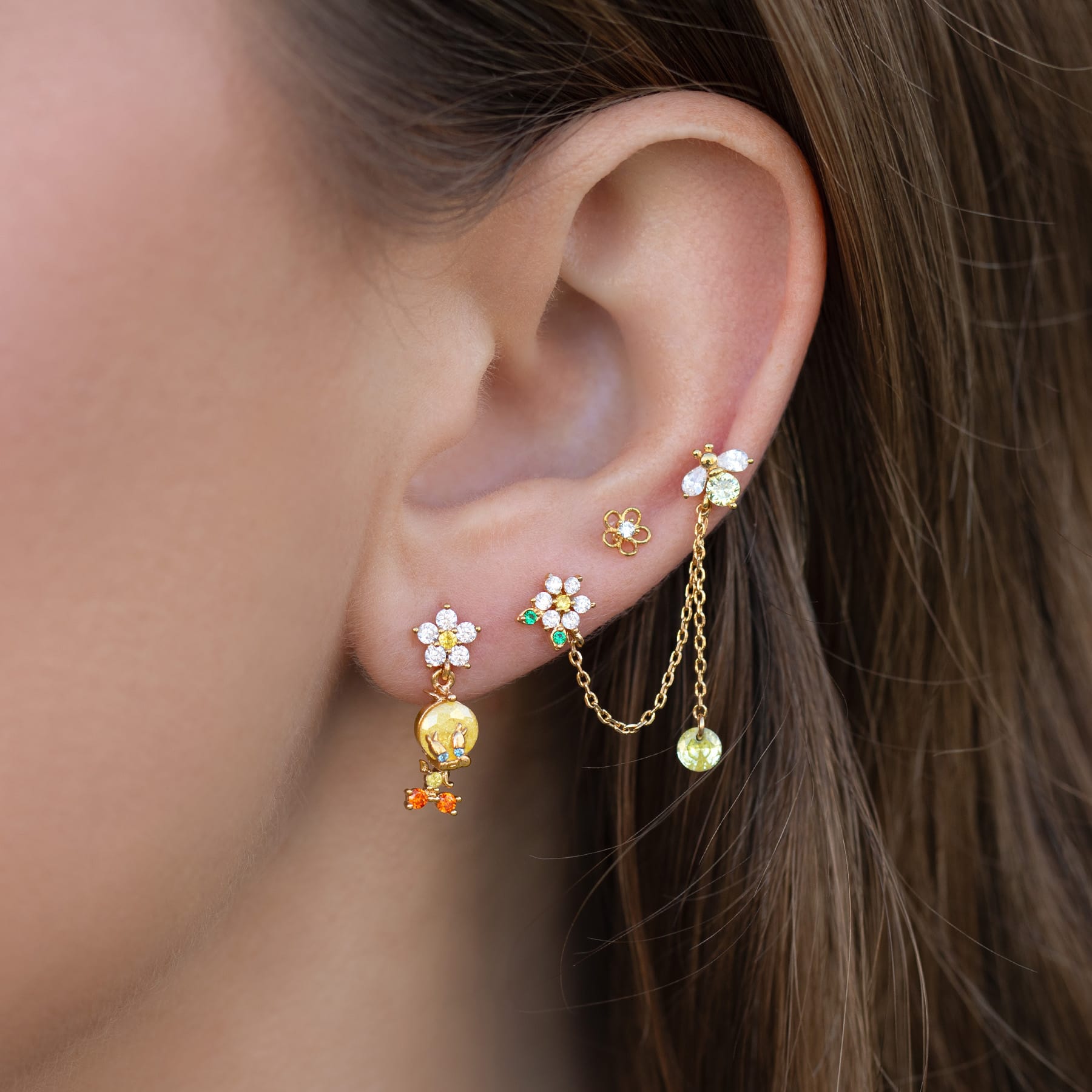 Looney Tunes Tweety Bird Earrings