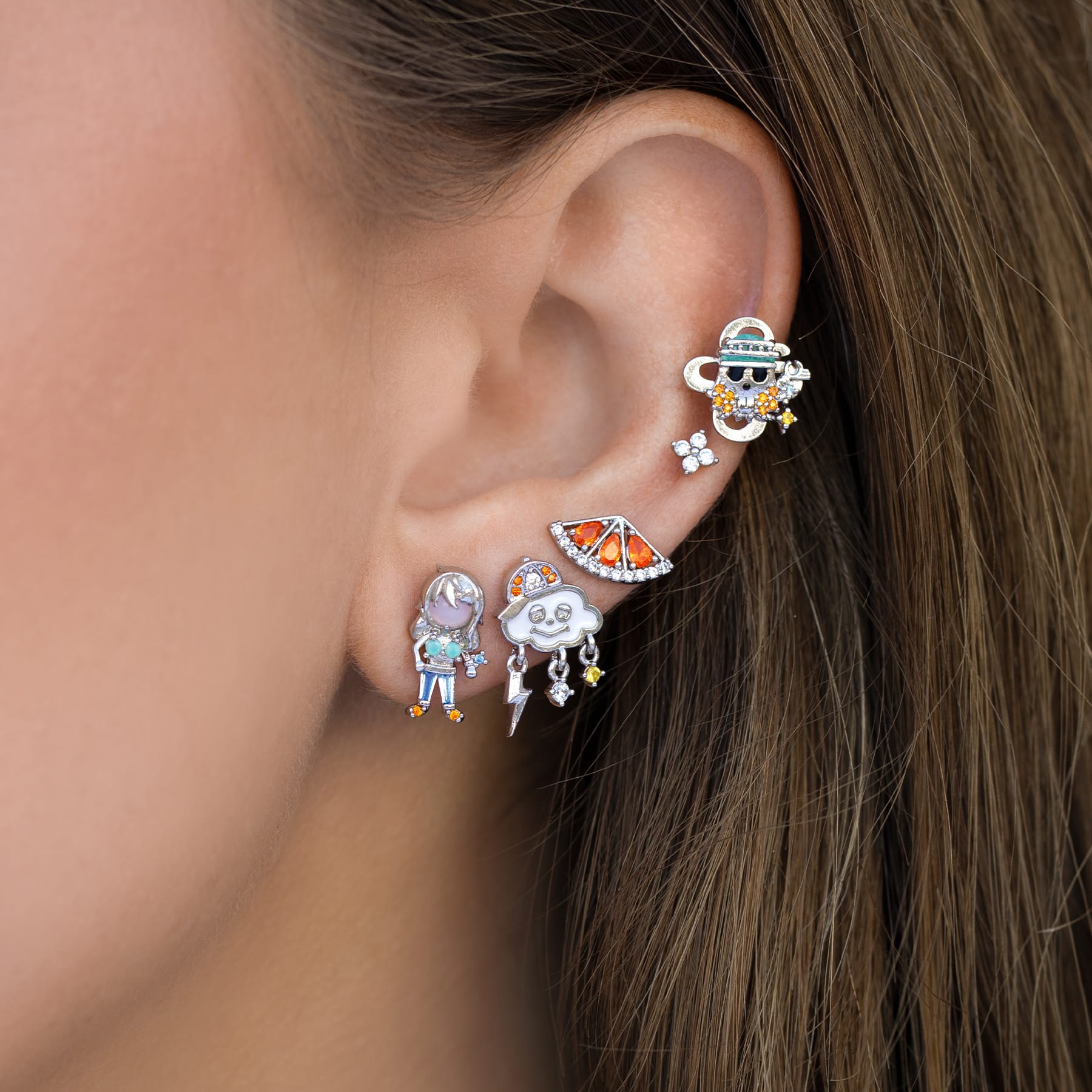One Piece Nami Earring Set