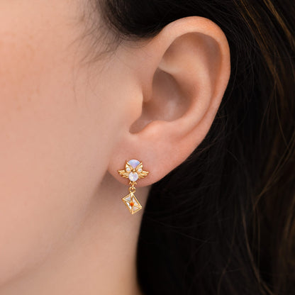 Harry Potter Hedwig Dangle Earrings