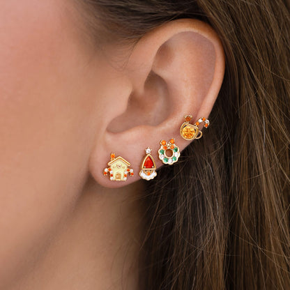 Merry Little Christmas Stud Set
