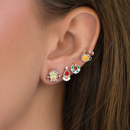 Merry Little Christmas Stud Set
