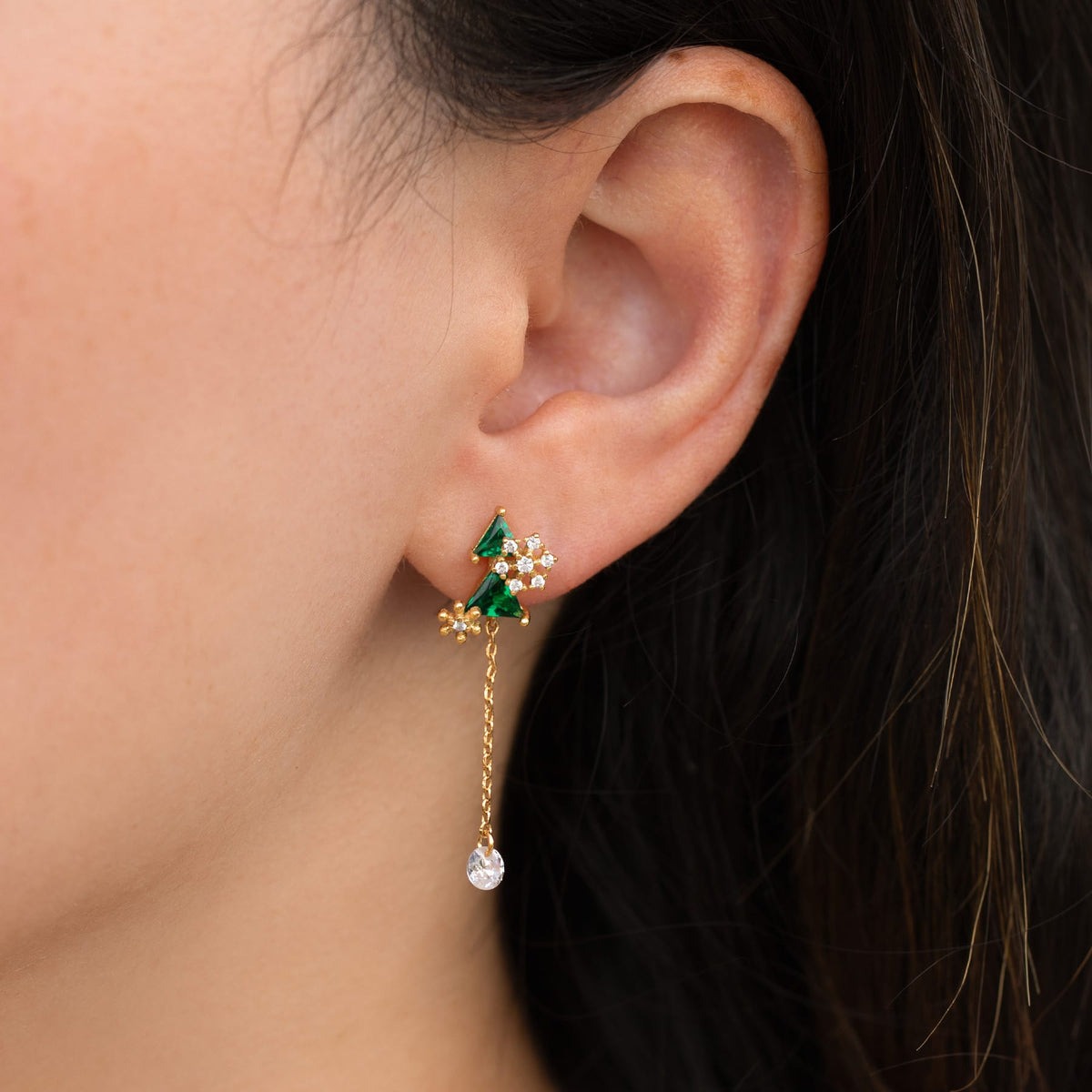 Oh Christmas Tree Dangle Earrings