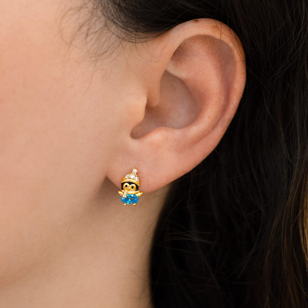 Cozy Penguin Studs