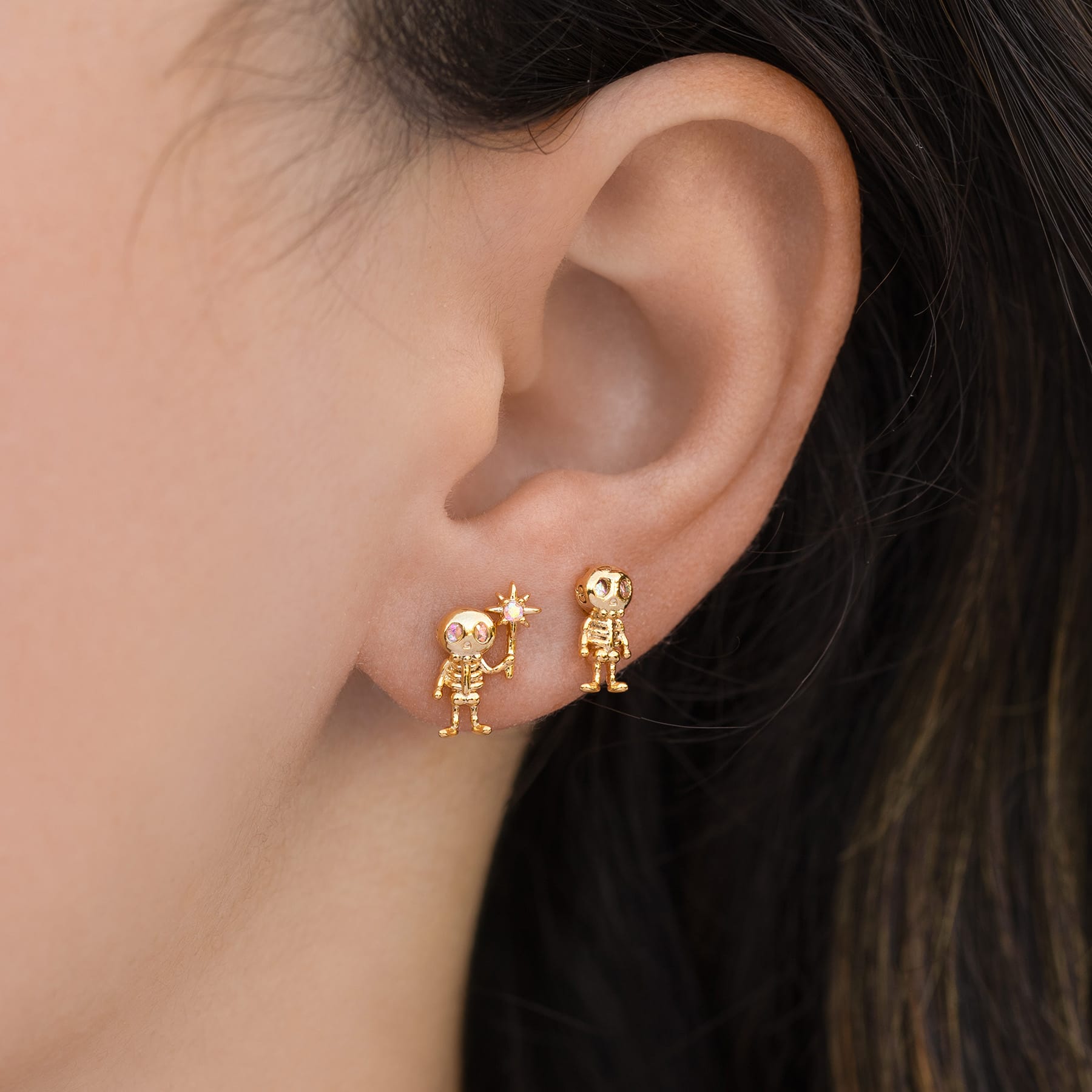 Enchanted Skeleton Studs