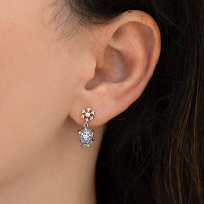 Snow Globe Dangle Earrings