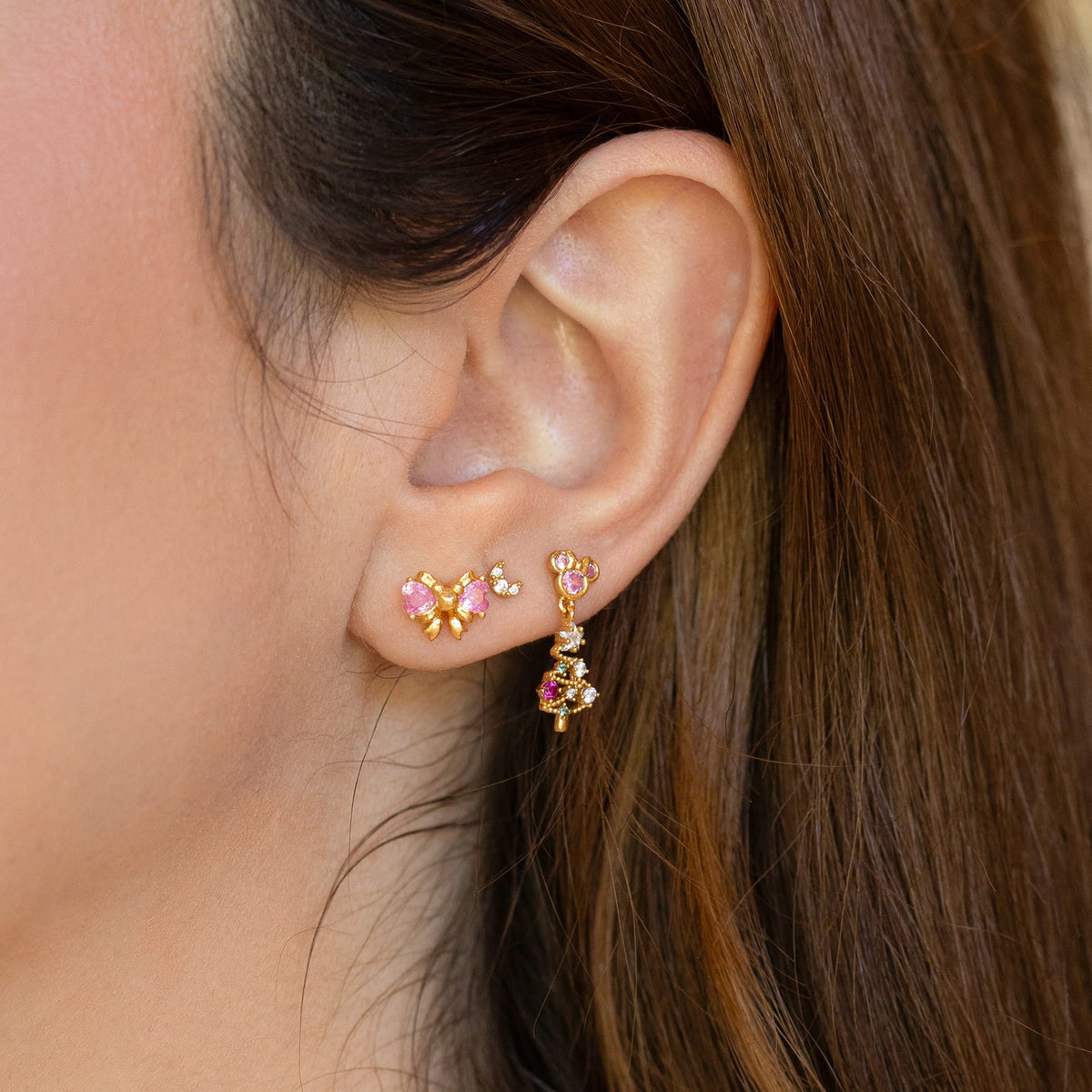 Disney Holiday Bow Studs
