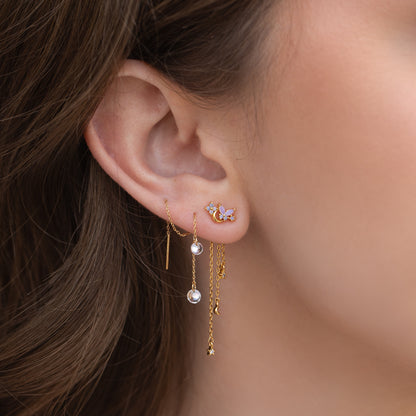 Cosmic Flutterby Dangle Earrings