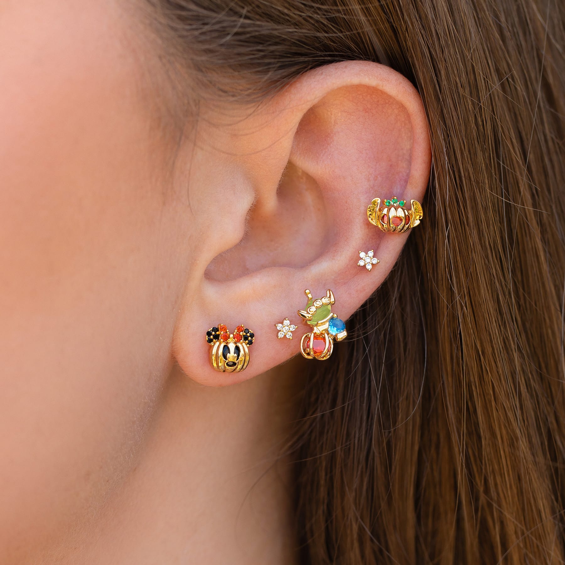 Pixar Toy Story Alien Pumpkin Studs