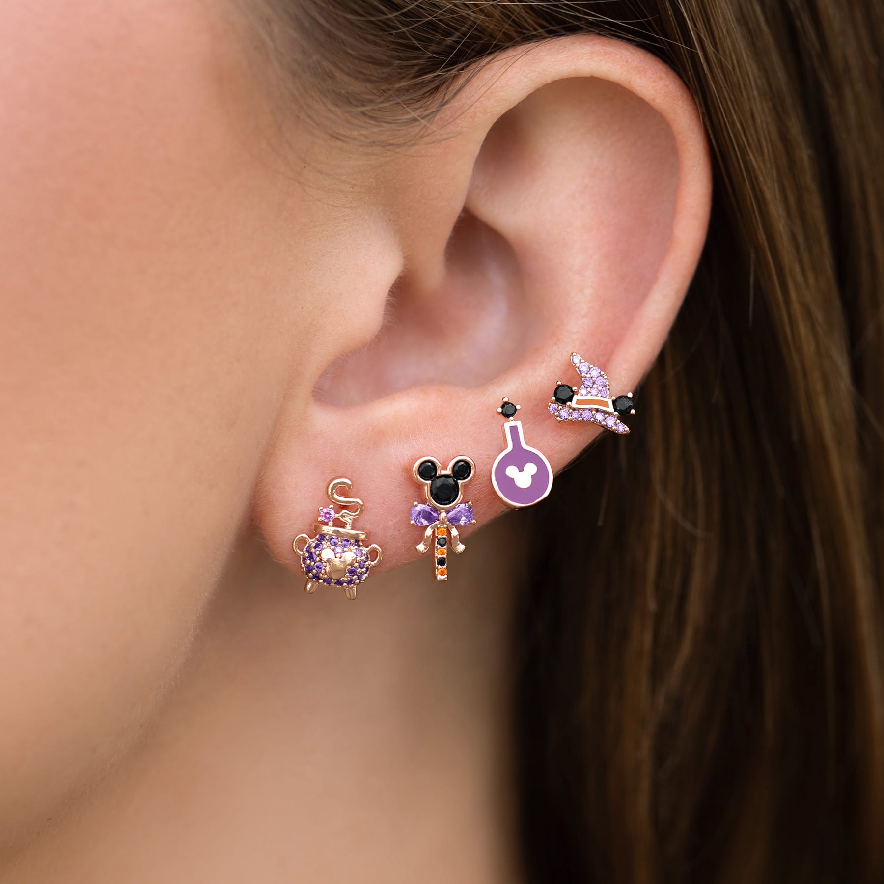 Disney Mickey Mouse's Witch's Brew Earring Set