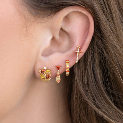 Harry Potter Gryffindor House Earring Set