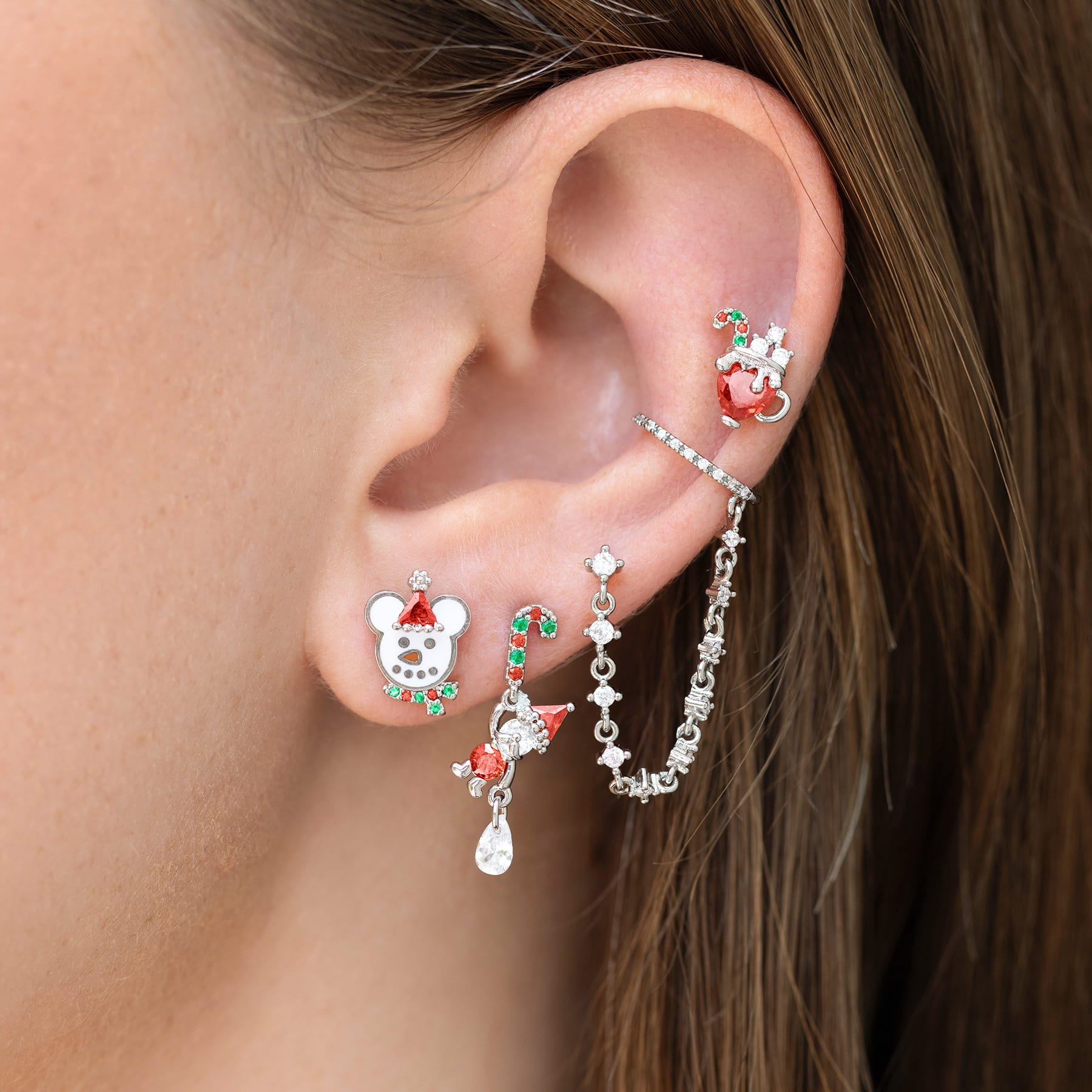 Disney Frosty Snowmouse Earrings