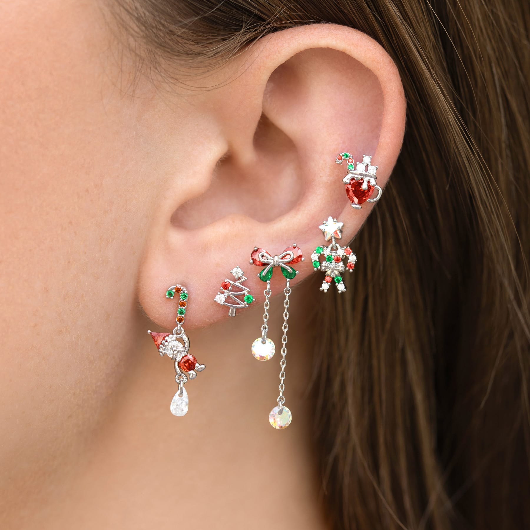 Sparkle All The Way Dangle Earrings