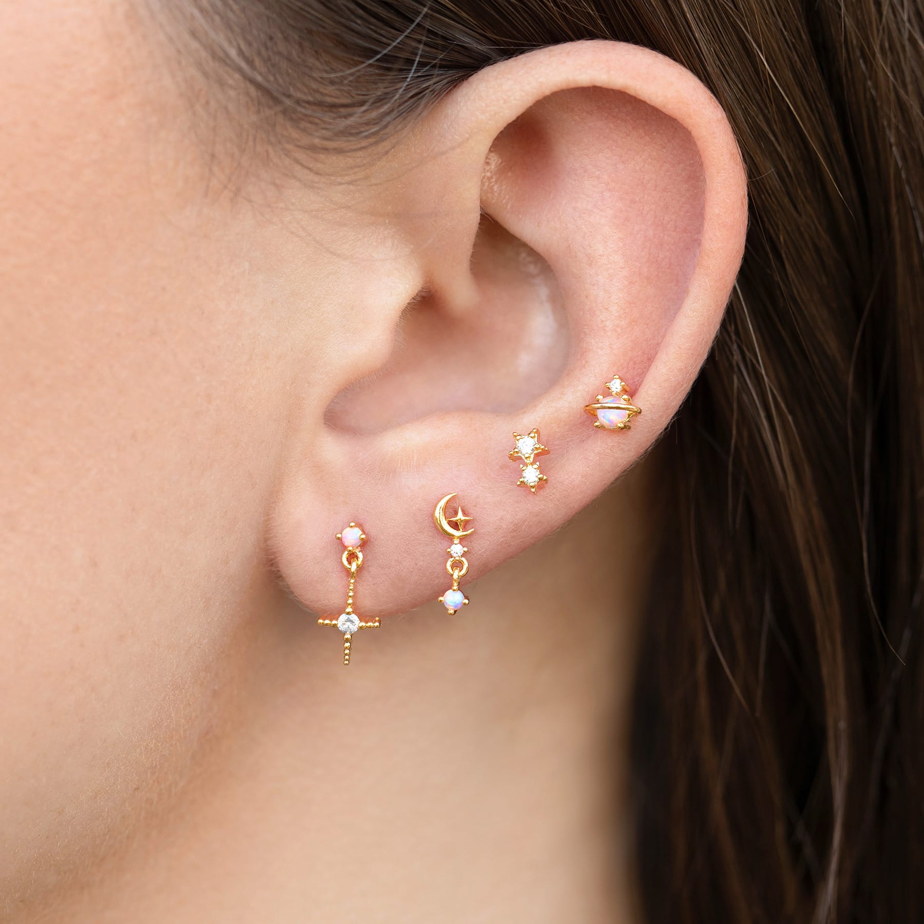 Counting Stars Opal Stud Set