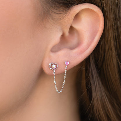 Promise of Forever Double Stud Earring