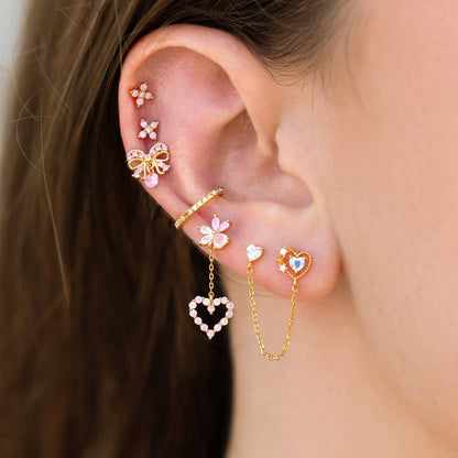 Promise of Forever Double Stud Earring