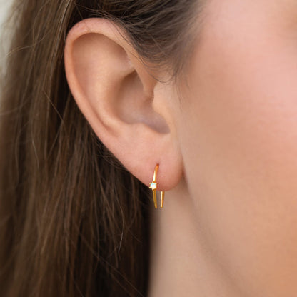 Todos Santos Opal Hoops
