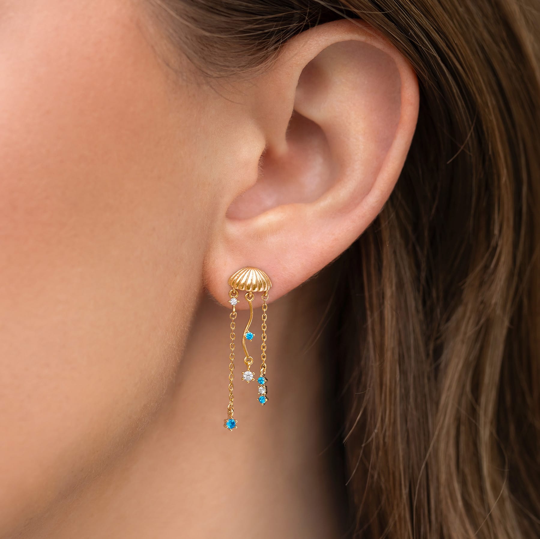 Jellyfish Dangle Earrings