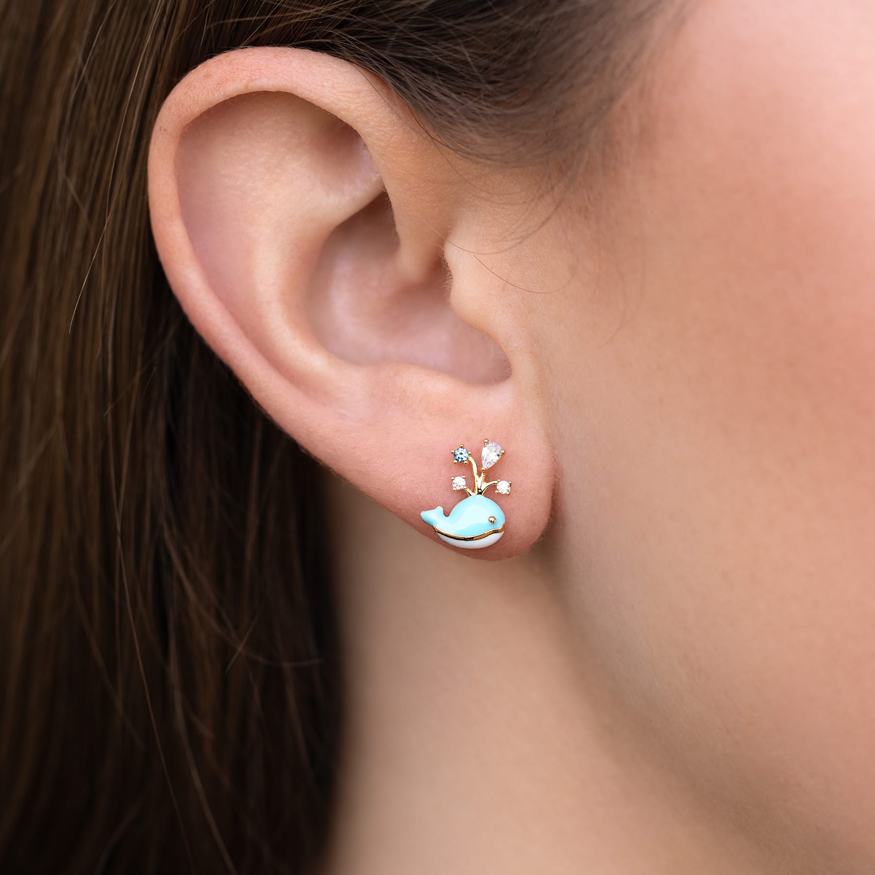 Whale You Be Mine Studs