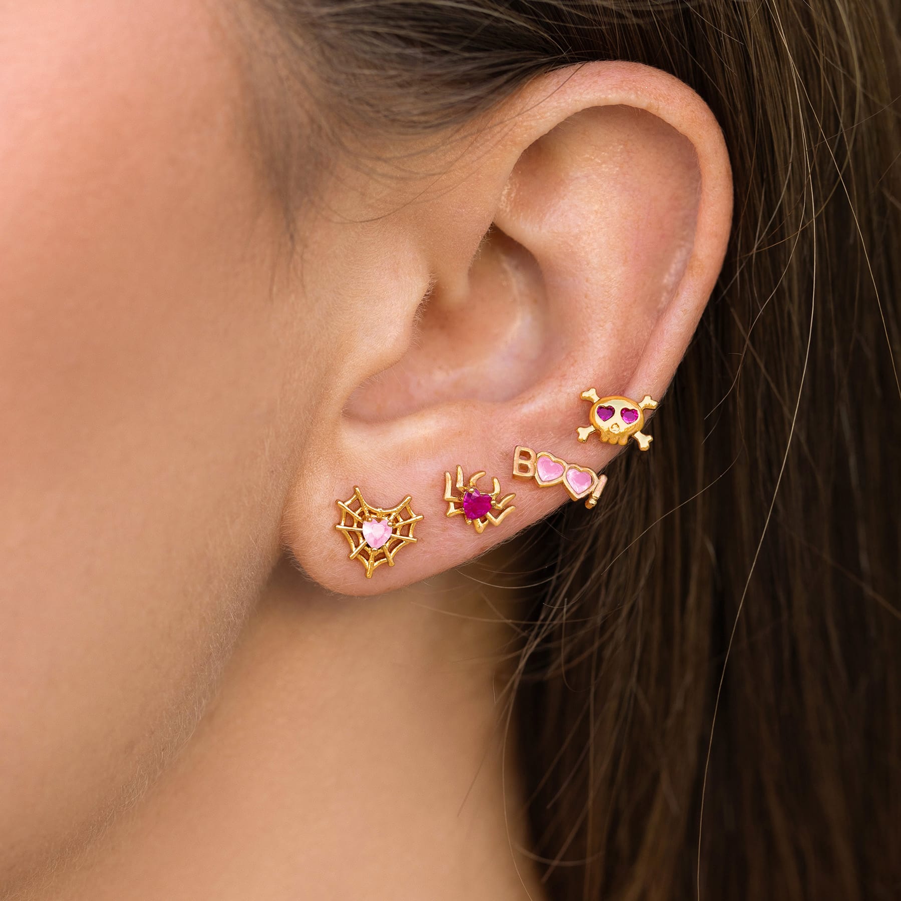 Heartstrings & Haunts Stud Set