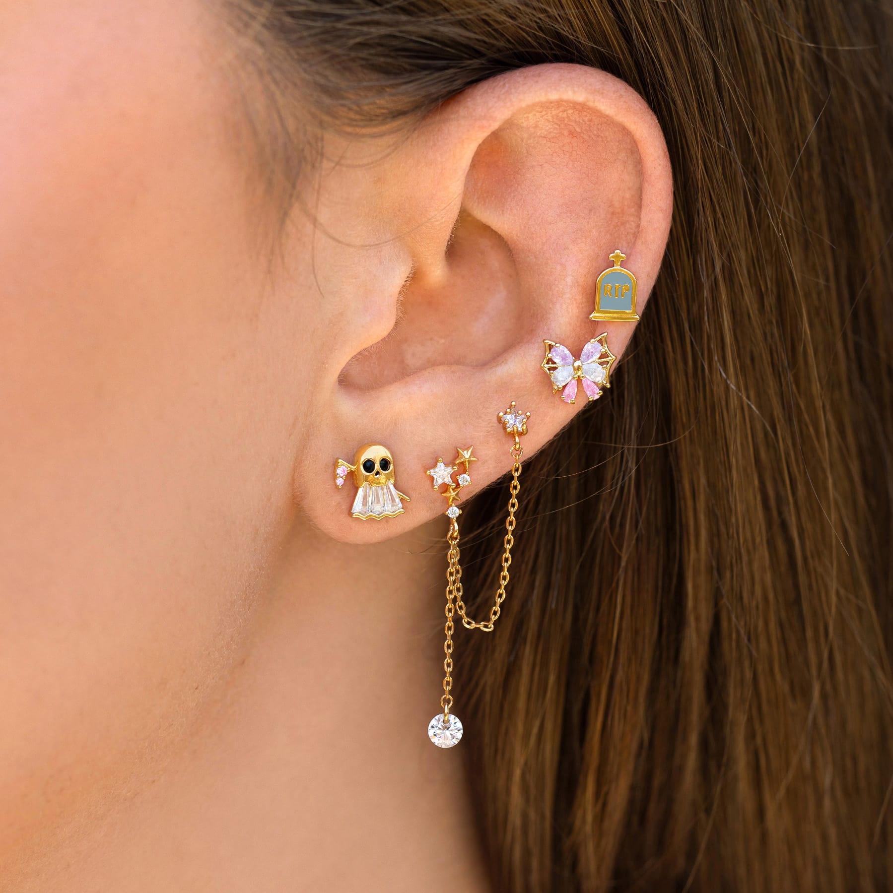 Death’s Whisper Studs