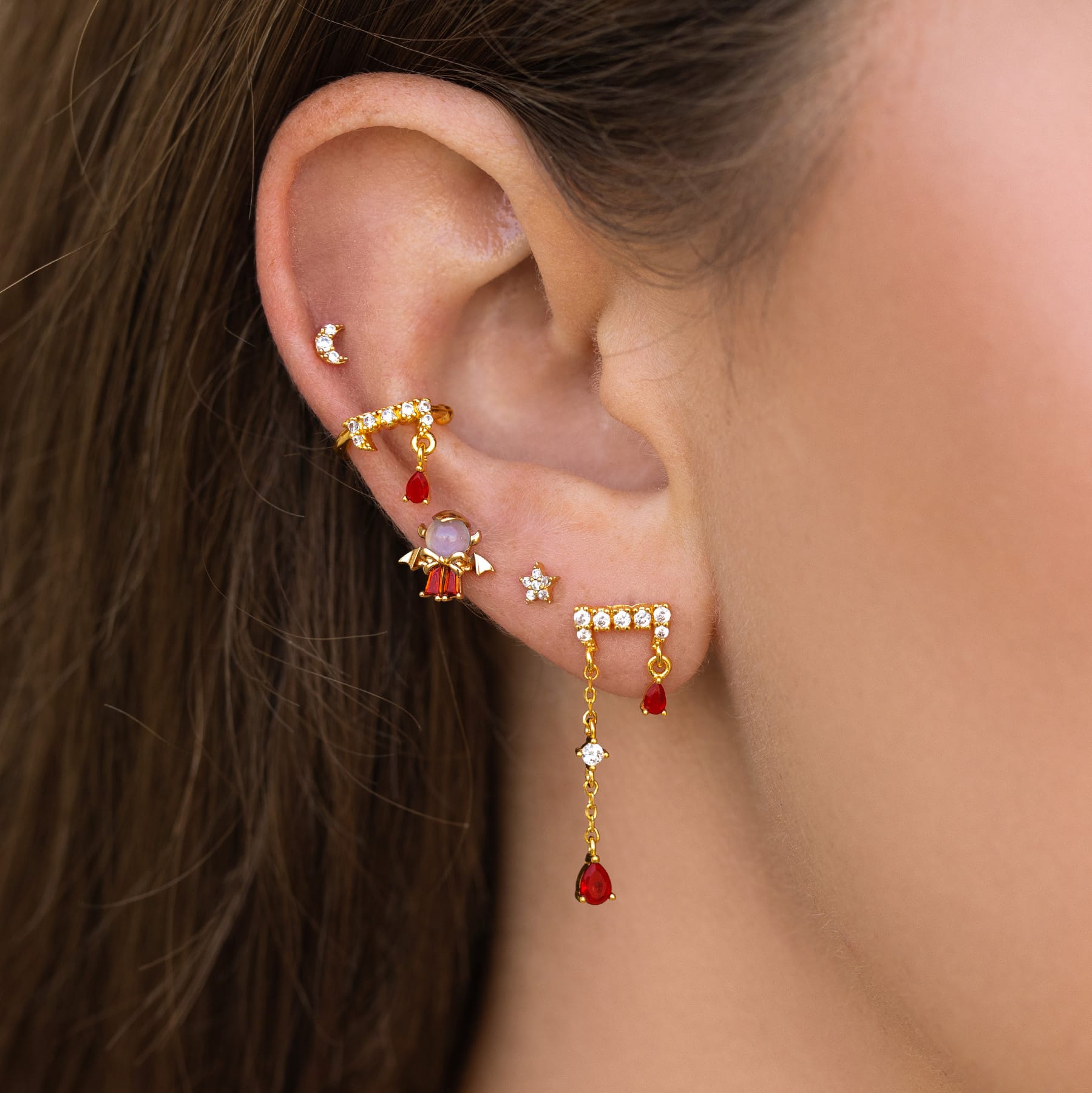 First Bite Dangle Earrings