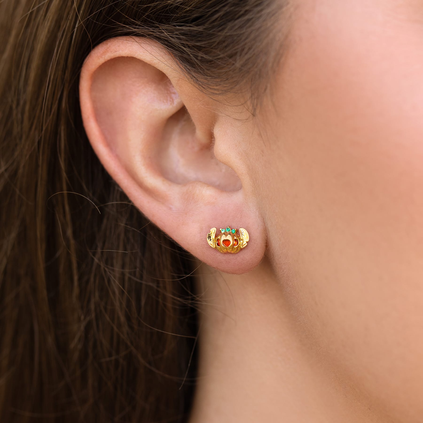 Disney Stitch Pumpkin Studs