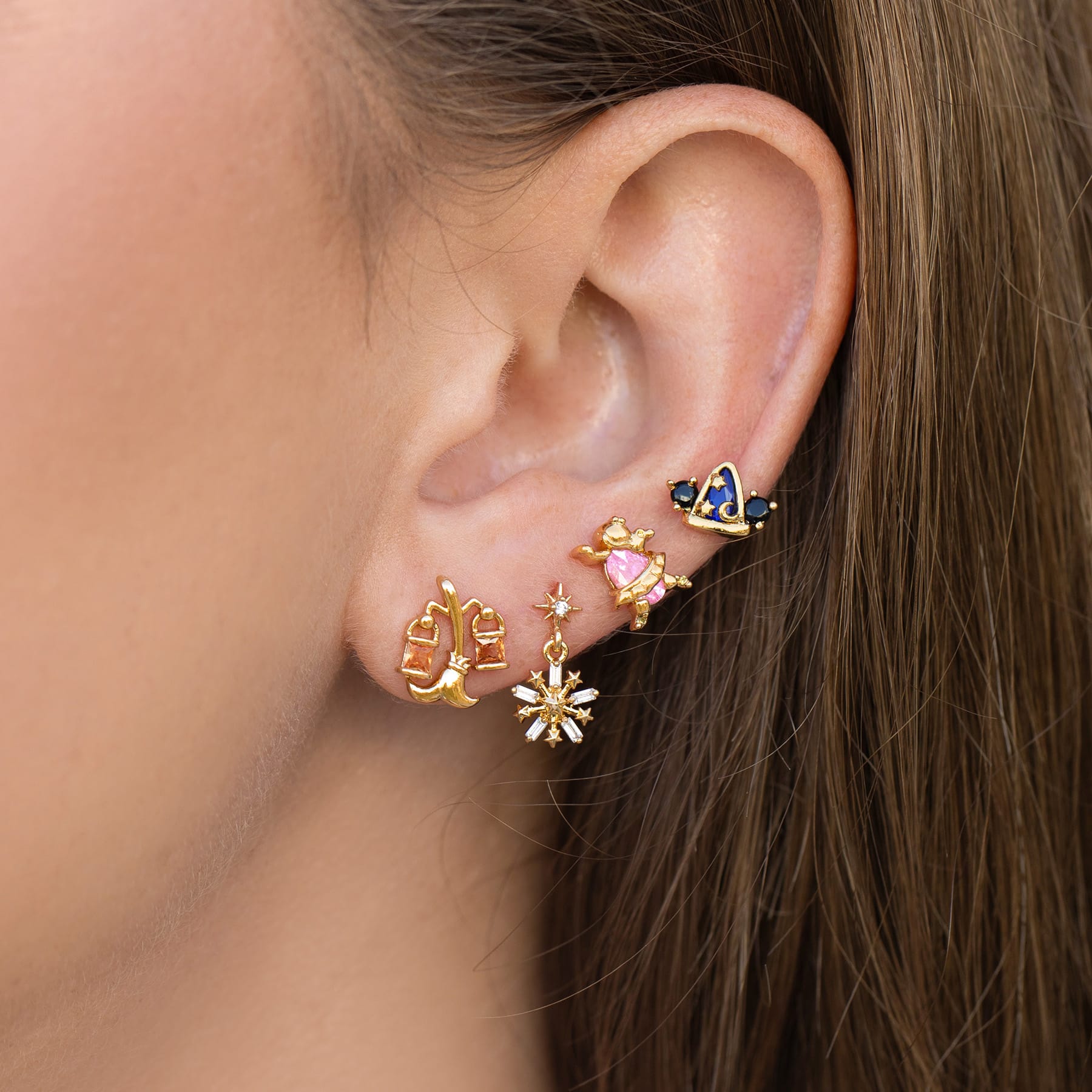 Disney Fantasia Sorcerer Apprentice Mickey Mouse Earring Set