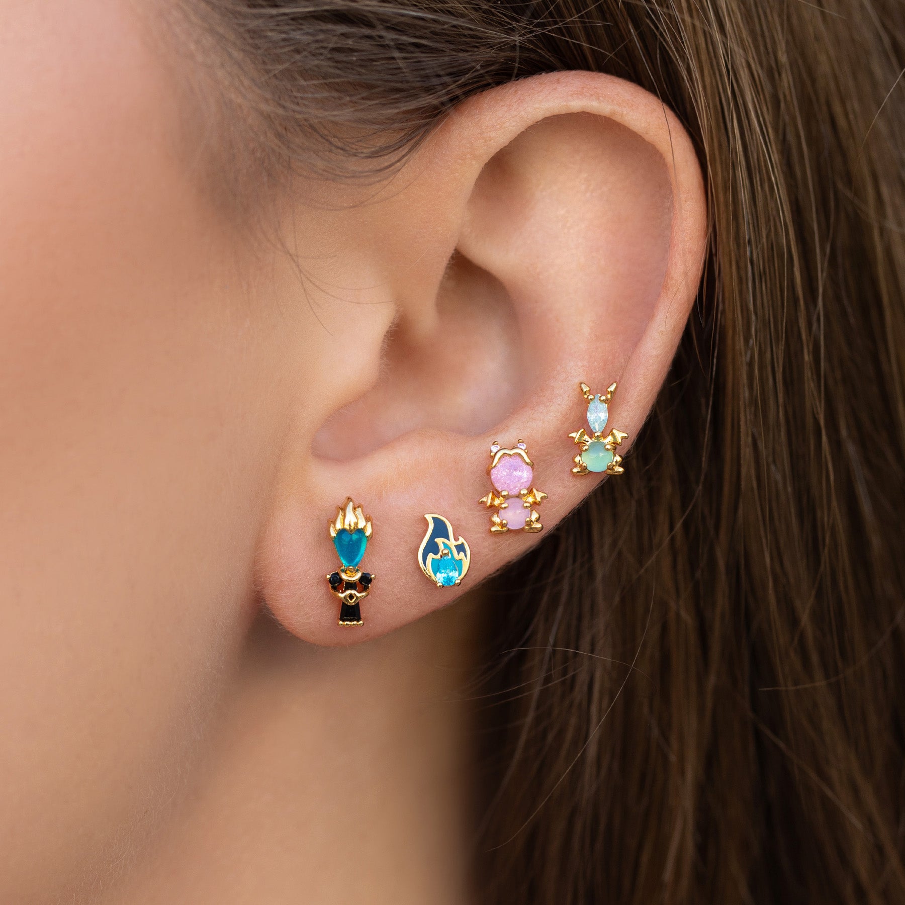 Disney Hercules' Hades Earring Set