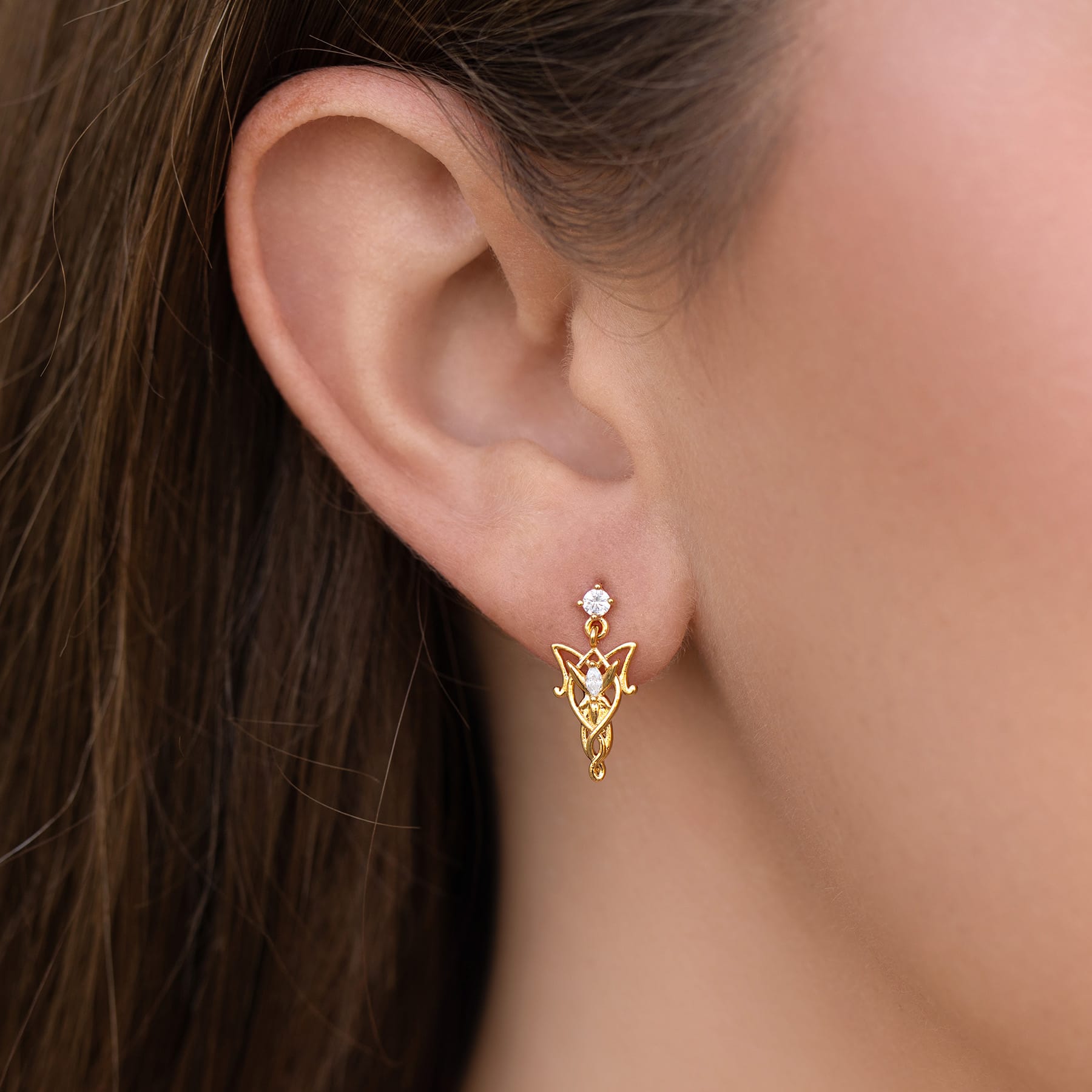 The Lord of the Rings Elven Dangle Earrings