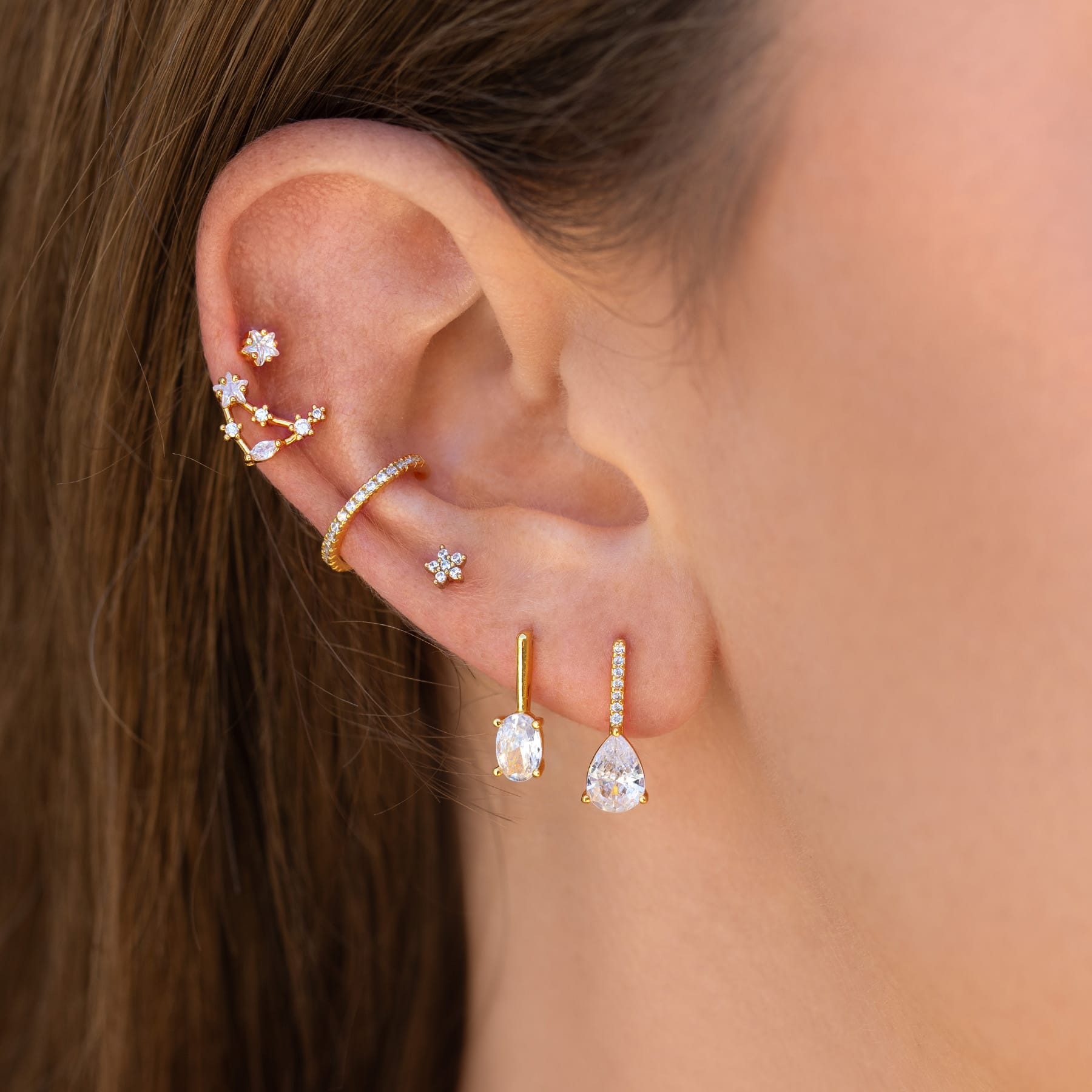 Cape May Pear Studs