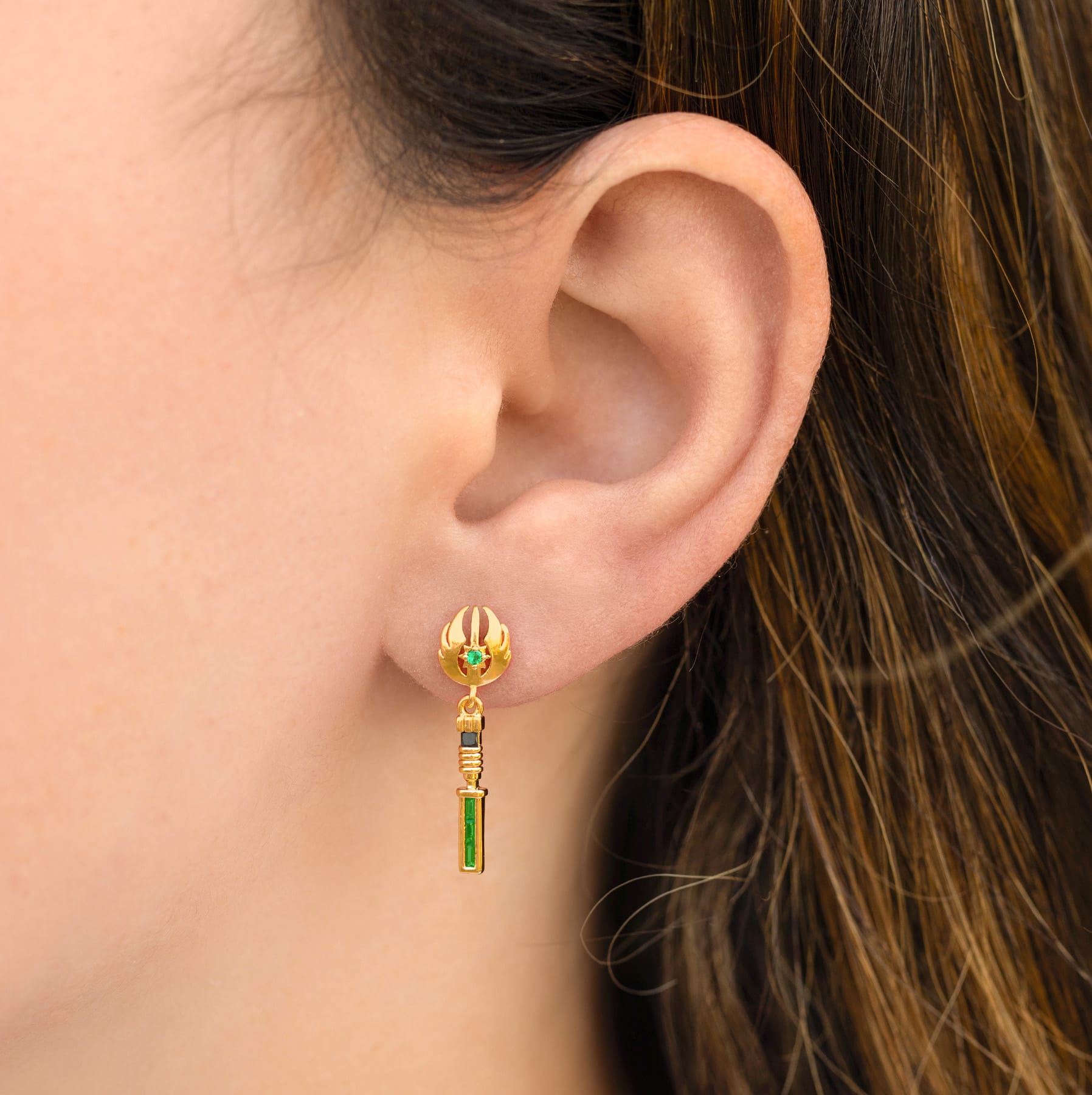 Star Wars™ Jedi Lightsaber Dangle Earrings