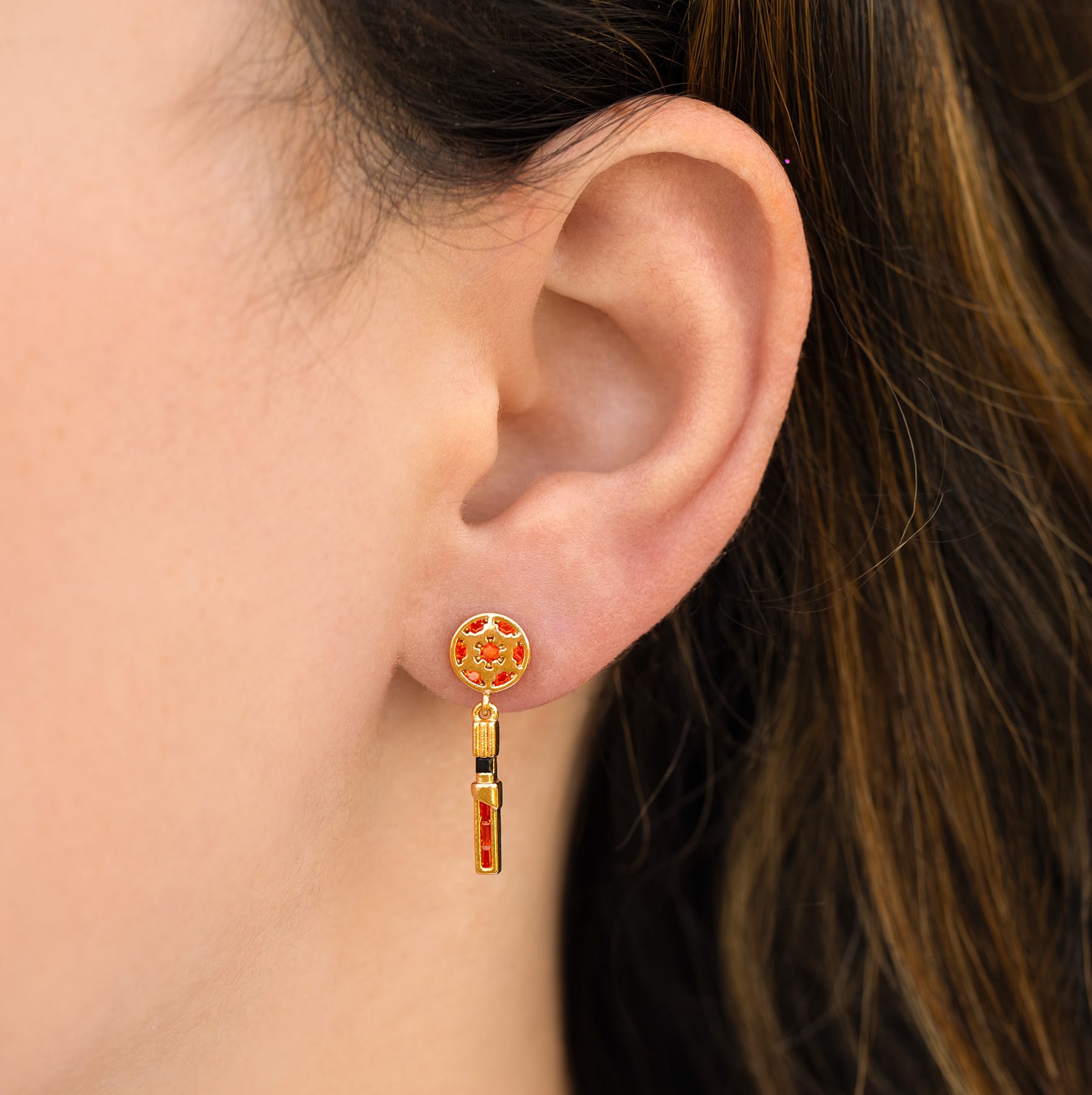 Star Wars™ Imperial Lightsaber Dangle Earrings