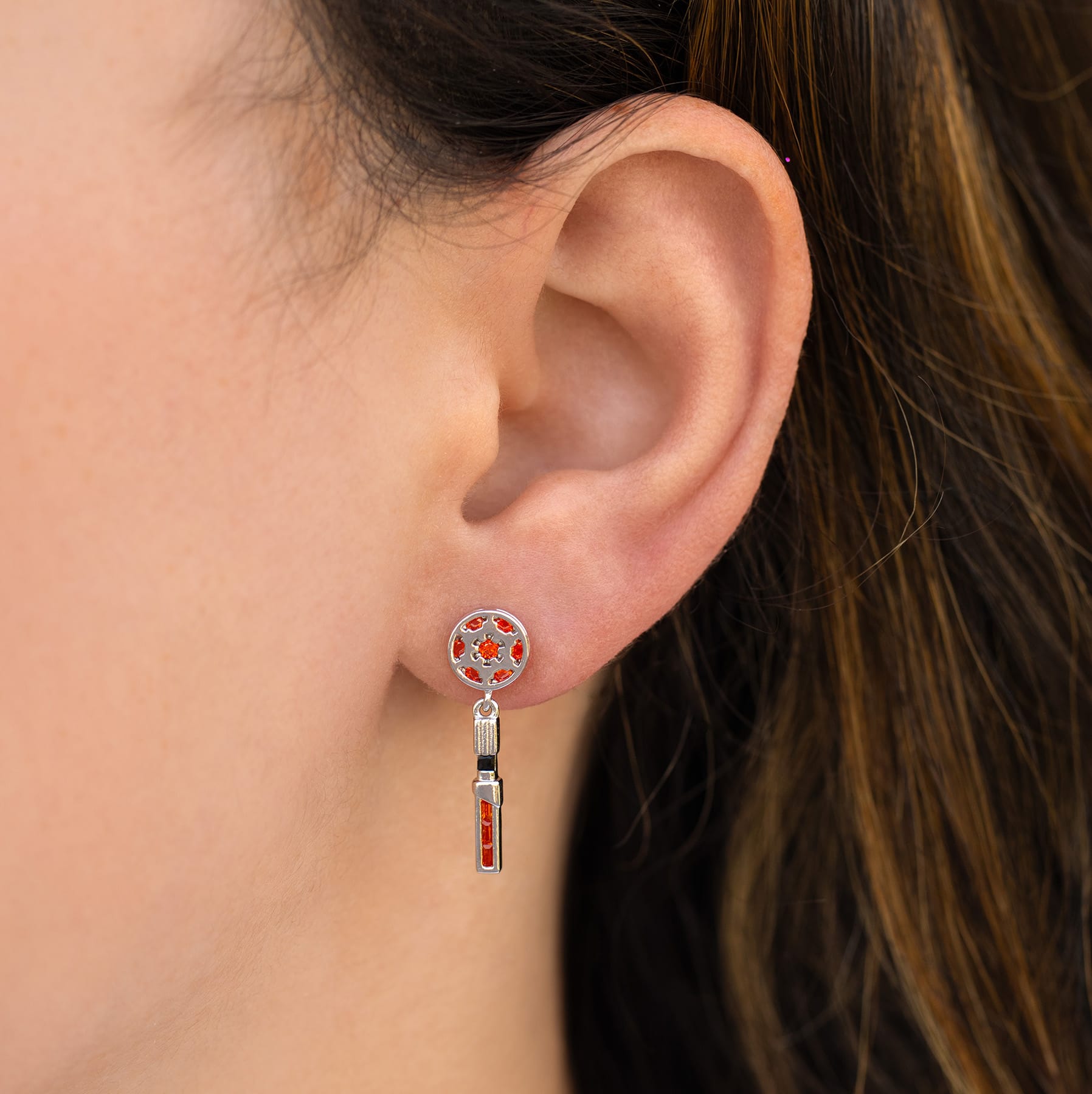 Star Wars™ Imperial Lightsaber Dangle Earrings