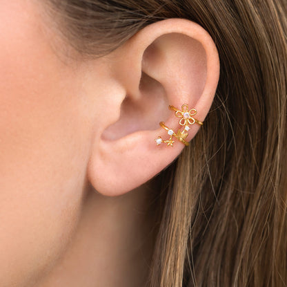 Flower Lane Ear Cuff Crawler