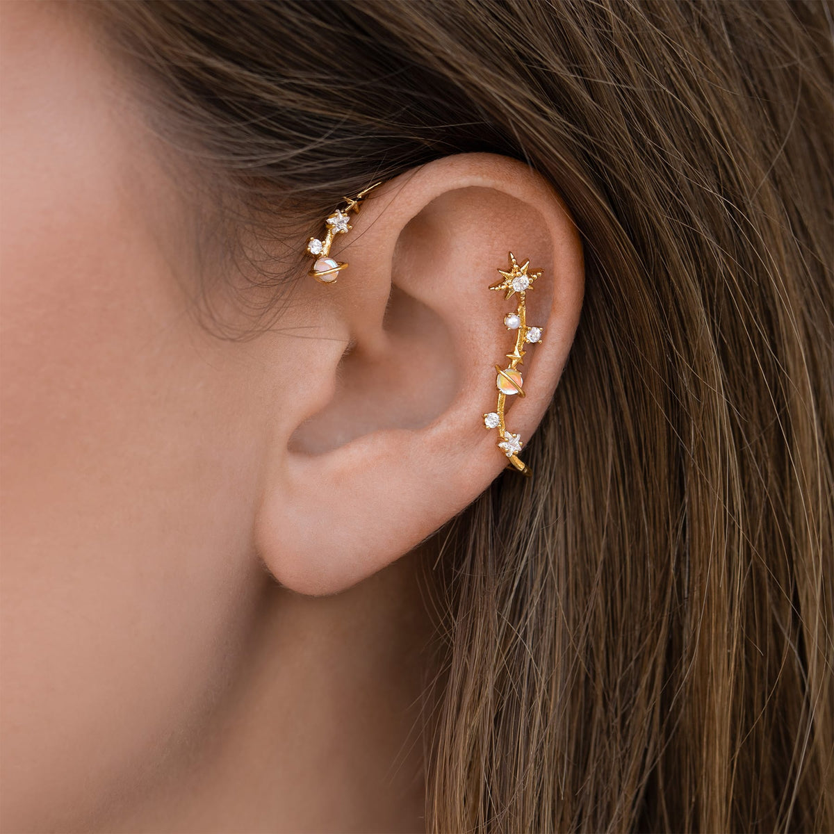 Lost in the Galaxy Crawler Ear Cuff