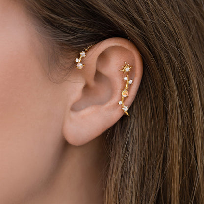 Lost in the Galaxy Crawler Ear Cuff