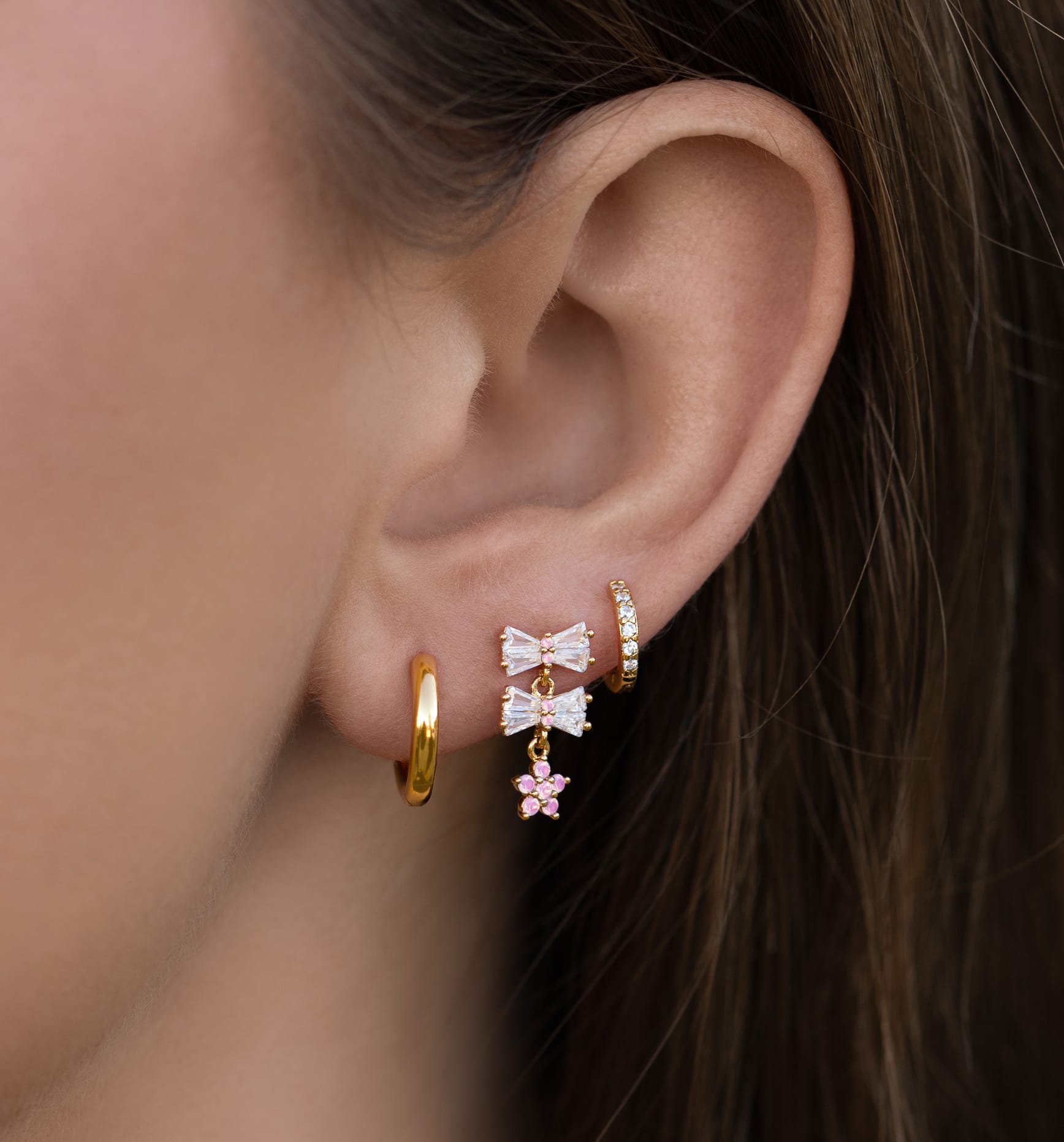 Little Blushing Bows Earrings