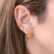 Estella Ear Crawler Flat Back Earring