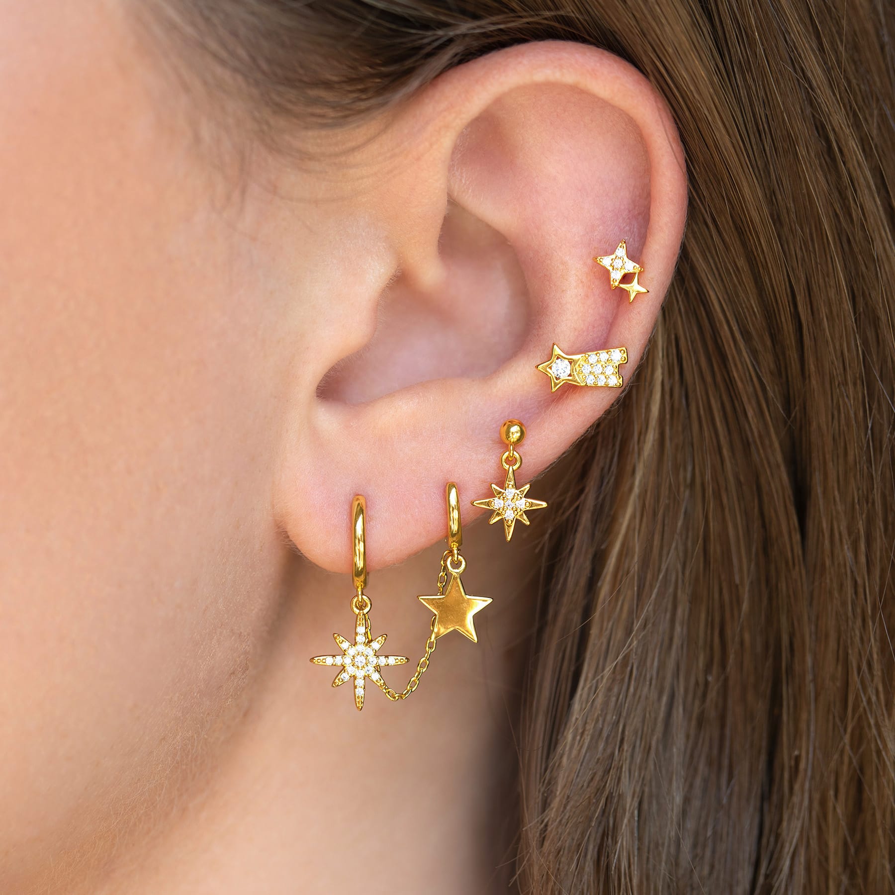 Shooting Star Studs