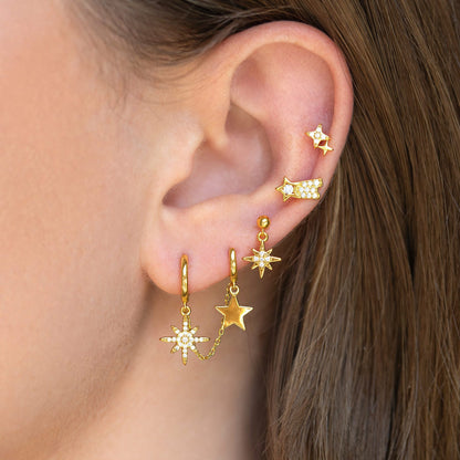 Twinkling Stars Earring Set