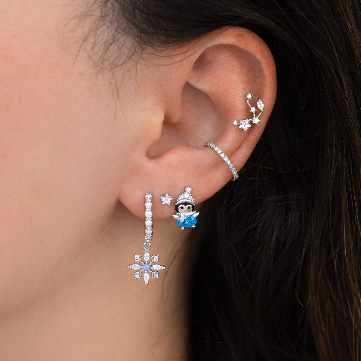 Cozy Penguin Studs