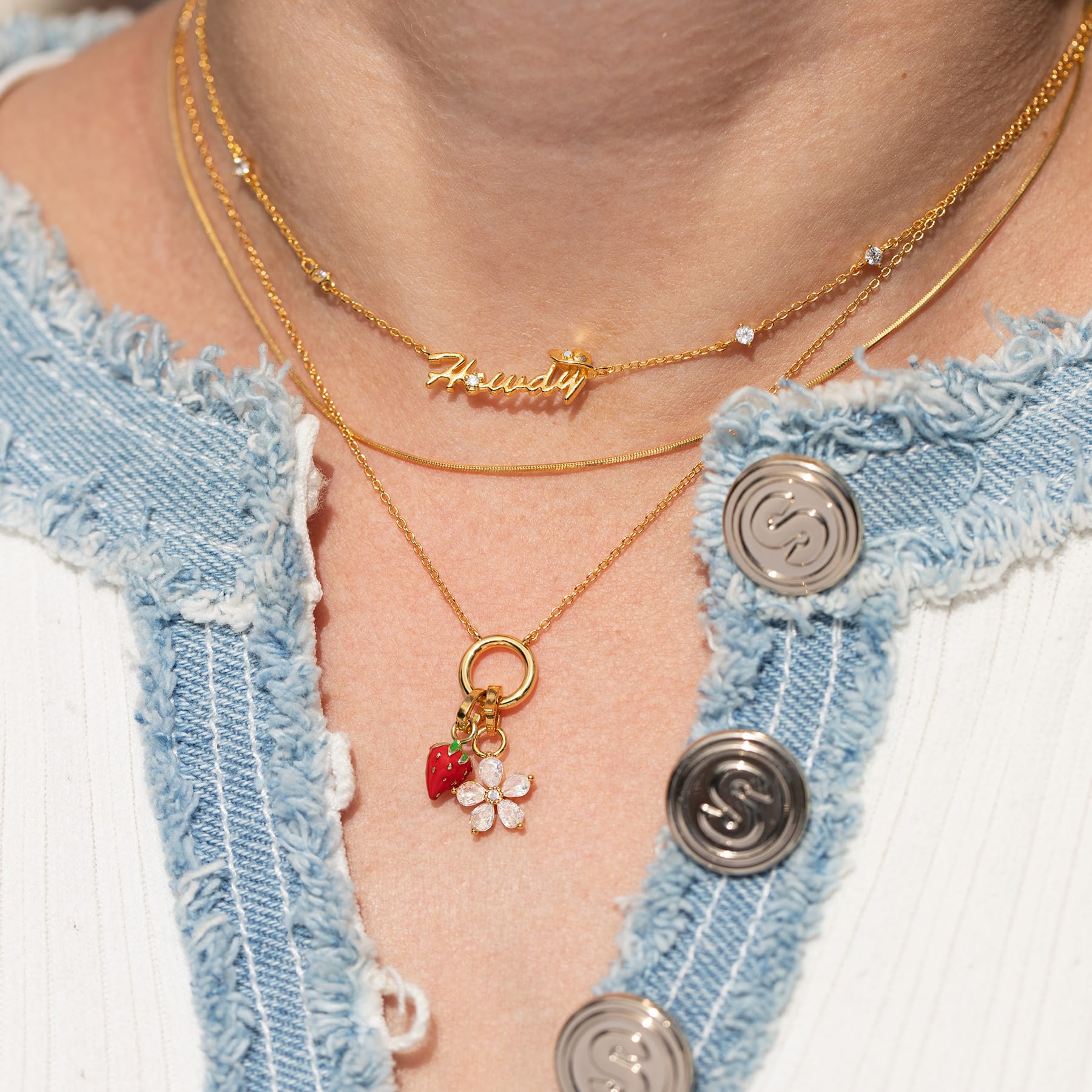 Center Piece Necklace for Charms